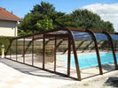 abri piscine asymétrique